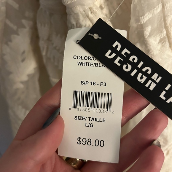 Design Lab Mini White Dress - Picture 6 of 7